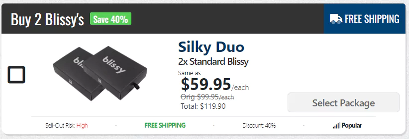 blissy pillowcase package 2